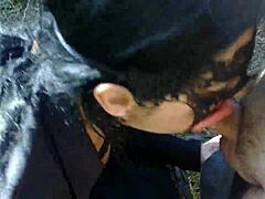 bbw indian milf slave sucks cock keeps up good work on homemade facial