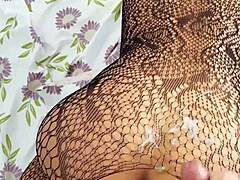 Fishnet Milf Fucked Multiple Times Creampied in Every Position