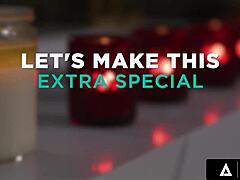 Leana Lovings' Oiled Nuru Turns into Deepthroat Cock Ride