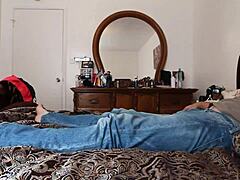 hazel haze's footjob leads to painful anal pounding