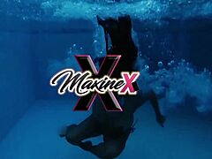 maxine x milf big tits pussy lips stretched by shaun dam double dicking