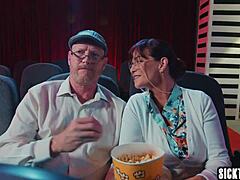 SickTaboo Cinema Teen Athena Faris Rides Boyfriend Cock Moaning