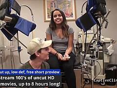 nurse sheila daniels humiliates patient backstage with latex gloves and screams