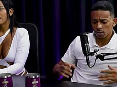 Son bullied for big dick does anal with Vivy Marques on sheer red?