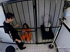 nurse sheila daniels humiliates patient backstage with latex gloves and screams