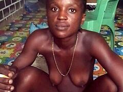 crazybitch twerks naked then fucks big dildo ass and pussy