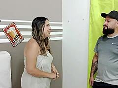 Stepdaughter Tries Sauces on Stepdad's Dick Then Pussy Creampie Ride