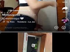 jerking off hard with sexy argentinian meluuuguida 😈💦🍆 oh yeah feels so good!