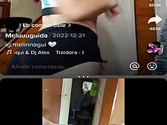 jerking off hard with sexy argentinian meluuuguida 😈💦🍆 oh yeah feels so good!