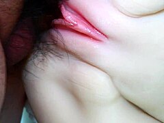 Cute Fuck Doll Legs Spread for Close-Up Shaved Pussy Double Penetration Toys