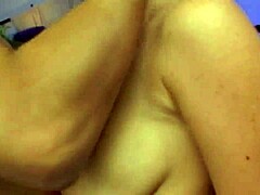 Horny Slut Sara Dumps Cum On Natural Tits!