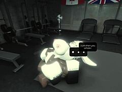 gym slut fucked hard by roblox bbc pussy pounding