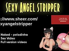 Big Tits Latina Bunny Cums Hard in Black Latex Cosplay Vibrator