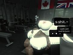 gym slut fucked hard by roblox bbc pussy pounding