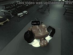 gym slut fucked hard by roblox bbc pussy pounding