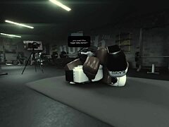 gym slut fucked hard by roblox bbc pussy pounding