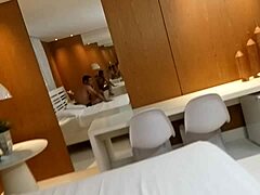 Big Ass Vivi Guedez Pounds Sex Machine in Lingerie POV