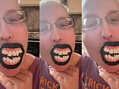 wanna feel my vampire teeth on your lollipop through glasses?