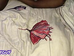 Tiny shaved housewife pussy swallows monster black cock whole! 😈🍆