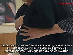 pregnant hotwife bruna silva takes the big guy