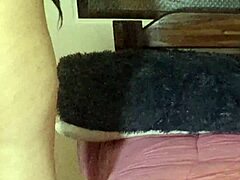 students sneak home alone latina teen rides friend doggystyle tight pussy socks on