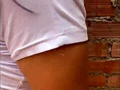 young colombian bets her ass broken cheating boyfriend