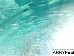 abigail mac & romi dive into underwater lesbian fun bts 🌊👅💦