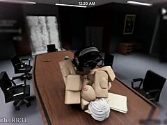 i been waitin... she finally gives in office cowgirl creampie ride part 2!!