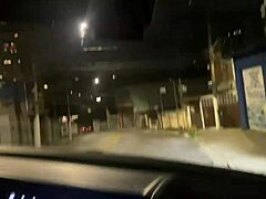 Corny husband watches slut wife street fuck stranger. Brazilian cuckold moans as she deepthroats monster cock!