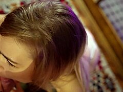 Stepfather Gets Juicy Blowjob