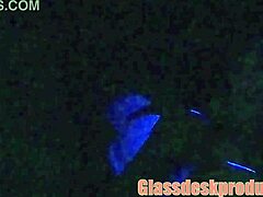 > Black-Light Secret Model Spied Getting Wet and Rough