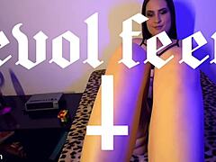 Ravena squirms under intense tickle domination on feet