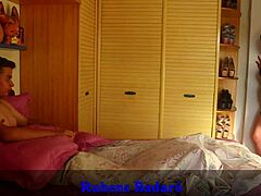 young stepson storms stepmom's room hammers her ass doggystyle hard