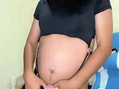 transsexual beauty flaunts tasty tits and throbbing cock temptation