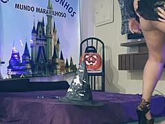 Paty Bumbum Halloween fetish ass play reality