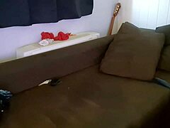 uncut ass fucking on sofa for fans gaping with huge cock!