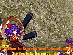 Suika and Cirno Choose Futanari Paths in Moriya Shrine Touhou Parody with Dick Growth and Wild Orgy Action