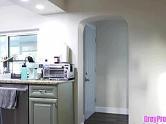 Step-Daughter Fucks Step-Dad Bent Over in Taboo Roleplay
