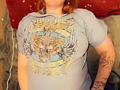 Pregnant Christmas Orgasm Eyeroll Day 4