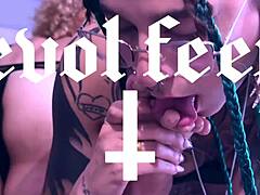 blonde brunette goddesses demand toe sucking morning start