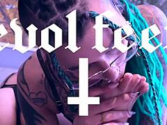 blonde brunette goddesses demand toe sucking morning start