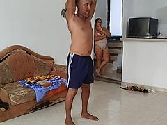 Stepfather seduces stepdaughter into private home tryst while family is away, sparking hidden desires.