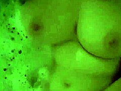 Chubby big ass milf orgasms hard in bathtub shower play