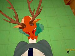 Legosi's hard creampie fuck with Louis