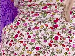 boyfriend's bro slips floral dress on before devouring bare pussy sheer red