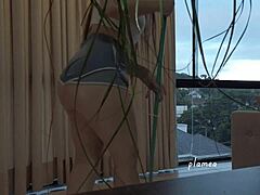 damn that latina housewife's big ass in thong panties while making bed 🍑🔥😍