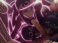 Akali Farts Wild During Hot Ass-Focused Blowjob Action