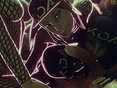 Akali Farts Wild During Hot Ass-Focused Blowjob Action