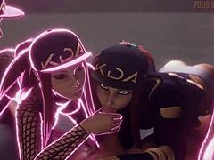 Akali Farts Wild During Hot Ass-Focused Blowjob Action