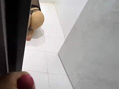 caught my busty mother-in-law shaking huge ass while cleaning 😍🍑🔥